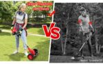 Cordless Brush Cutter with wheels - Image 3
